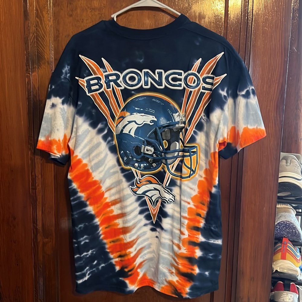 Denver Broncos Tie-dye T shirt